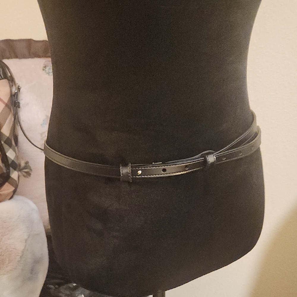 Black Belt with Gold Script - Picture 4 of 4